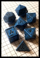 Dice : Dice - Dice Sets - Q Workshop Nukes Blue and Black - Ebay Aug 2010